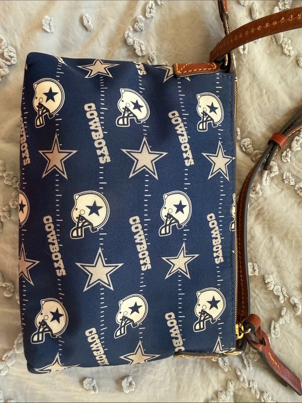 Dooney & Bourke Navy Dallas Cowboys Crossbody Bag - Picture 3 of 6